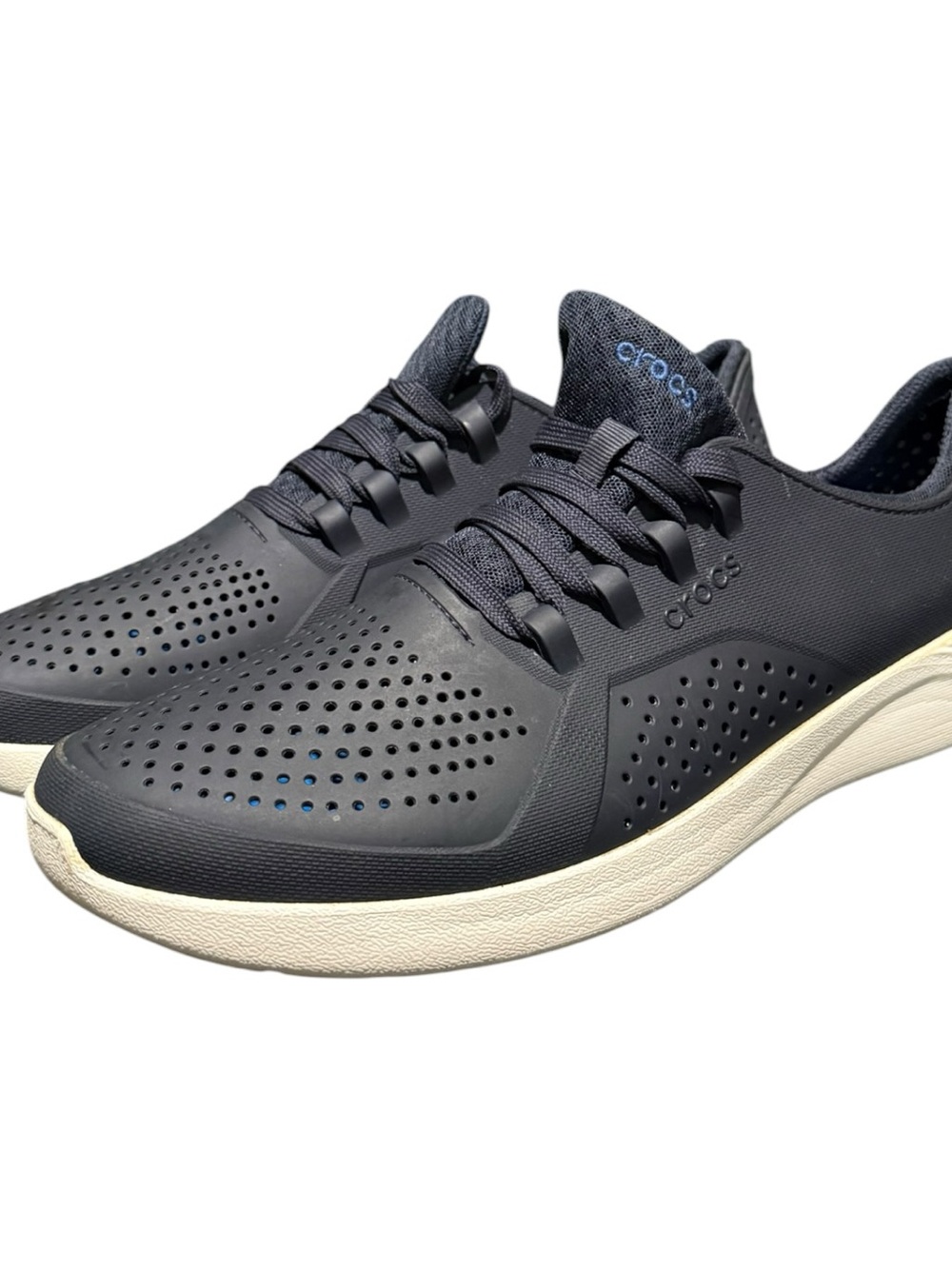 CROCS LiteRide Pacer Casual Shoes Navy Men’s Size 12 Comfort Breathable Sneaker